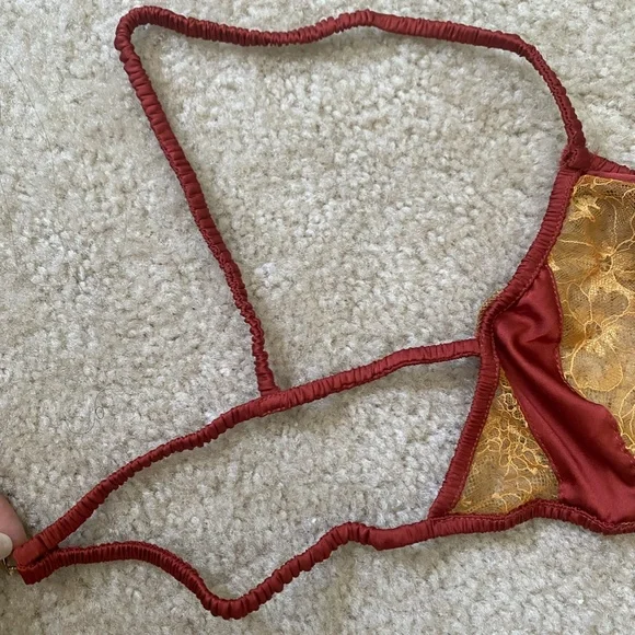 For Love & Lemons - Georgi Silk Paneled Bra (Free Shipping!) - Picture 4 of 6